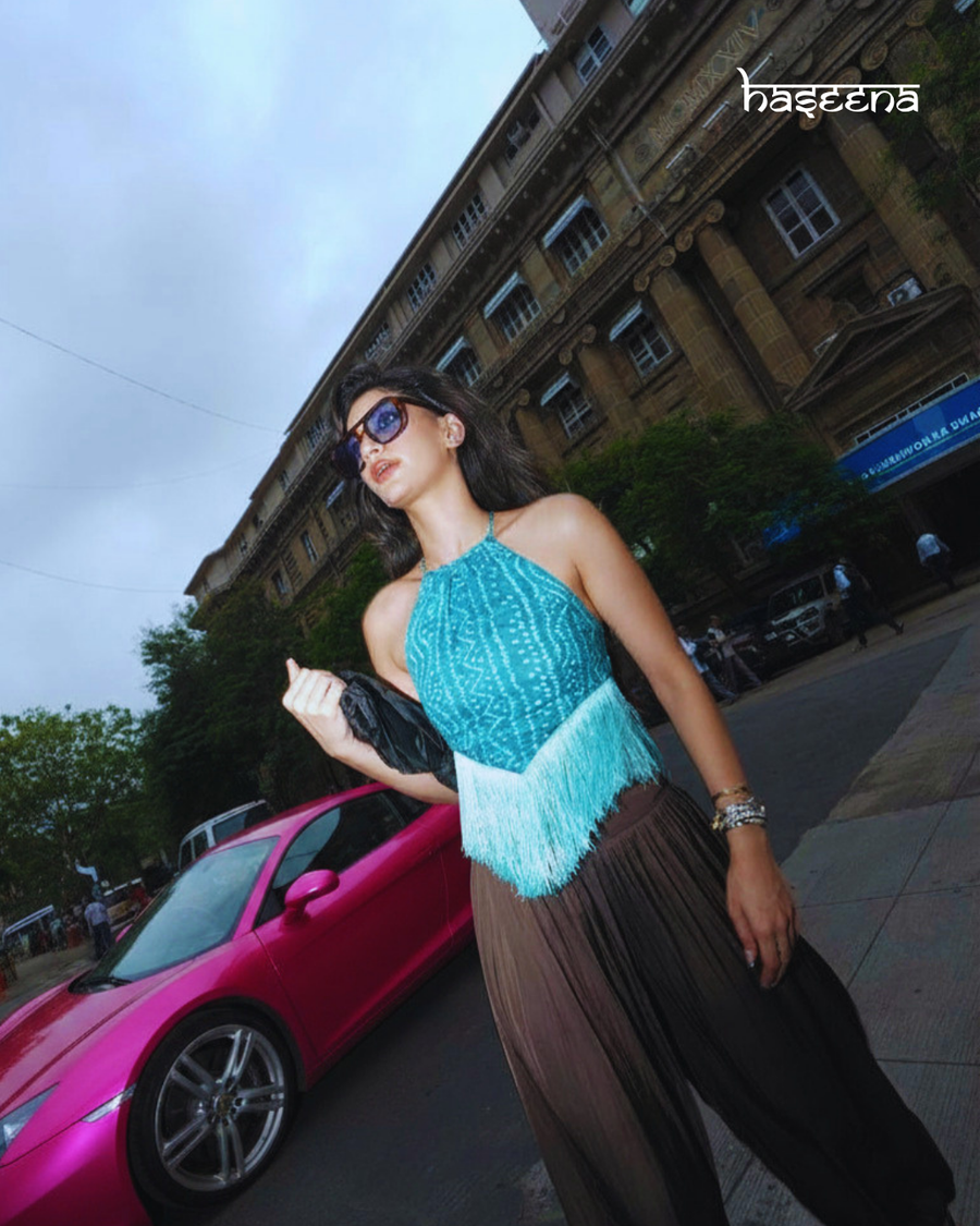Haseena wearing Haseena by Ashna
