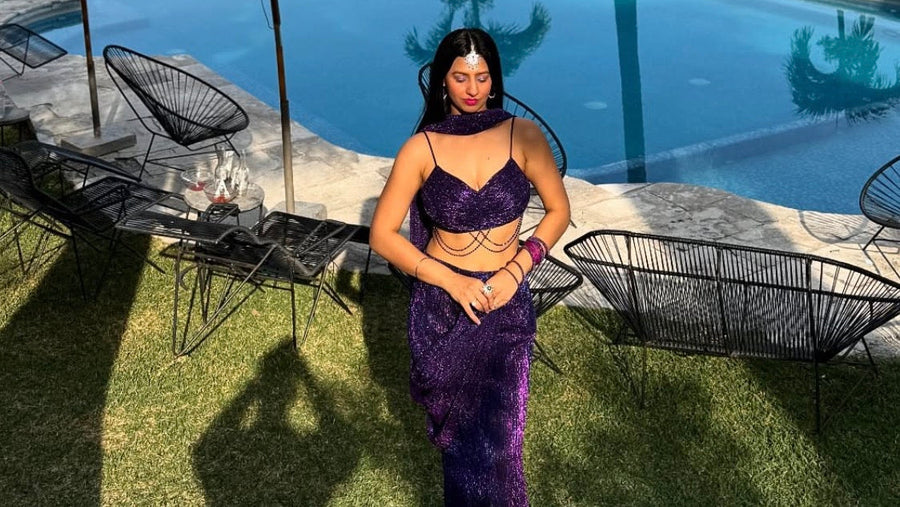 Haseena wearing Haseena by Ashna